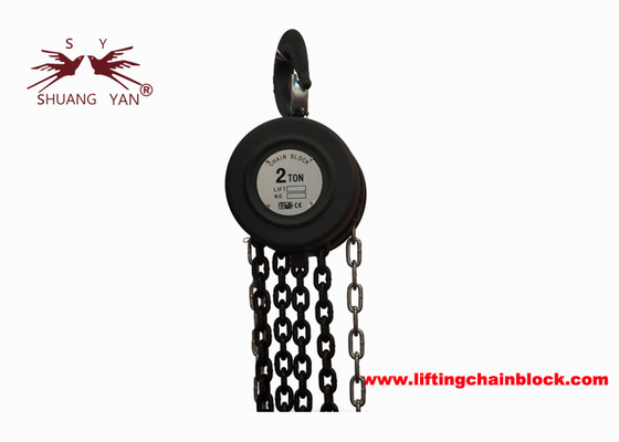 Corrente de levantamento G80 da carga da grua de 2 Ton Manual Chain Block Round