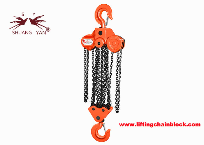 Bloco de corrente de 30 Ton Lift Equipment Manual Hoist para a carga pesada de tanque de gás