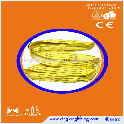 Olho liso de Lifiting do grande comprimento do estilingue 1-100m da corda de fio de Capcacity da carga