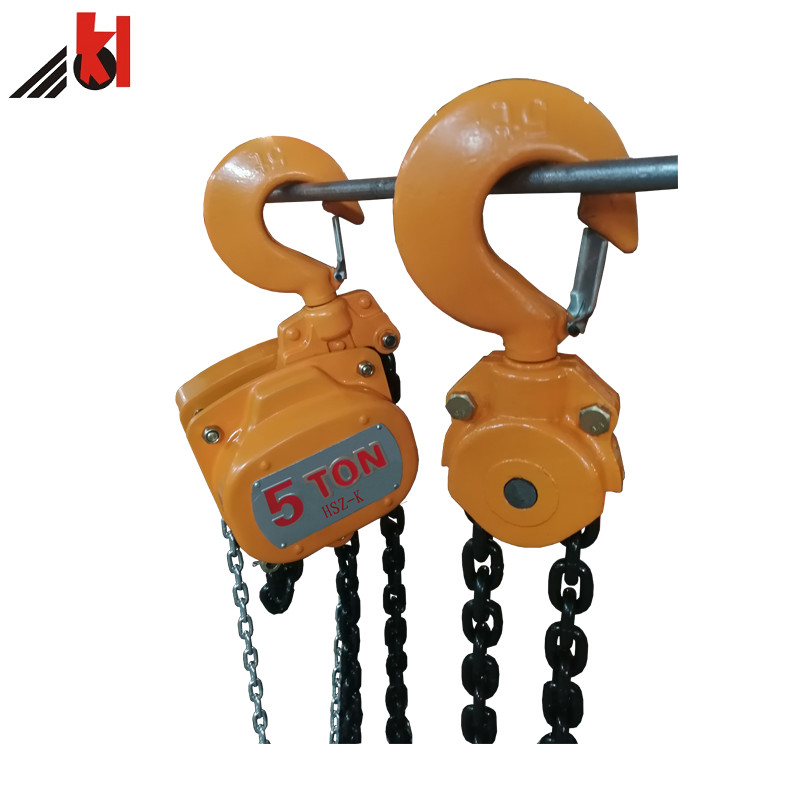 Alloy Steel Hand Chain Block Featuring Casting Hook for Easy and Safe Lifting