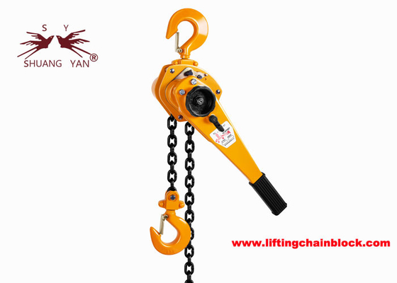 Talha Manual de Corrente com Alavanca e Corrente Polida, com Ganchos Superior e Inferior