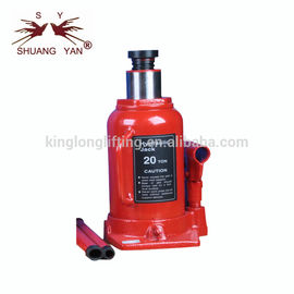 Carro hidráulico Jack da garrafa, cor vermelha portátil de competência de alumínio de Jack